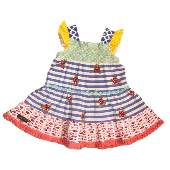 MATILDA JANE Floral fish fringe dress girl’s size 12-18 months 12m 18 months - Picture 4 of 17